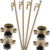 Canopy Pole Fixer Tent Stakes Set for Camping Beach Ground Use