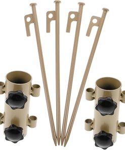 Canopy Pole Fixer Tent Stakes Set for Camping Beach Ground Use
