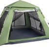 Pop Up Camping Tent for 4-6 People Waterproof Easy Setup Portable 4