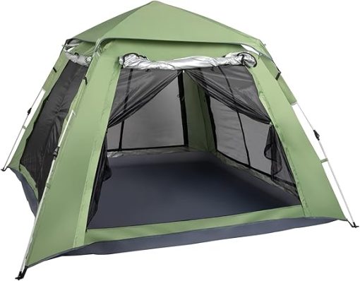 Ochine 4 Person Waterproof Pop Up Dome Tent for Camping and Hiking