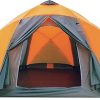 Double Layer 3 Door 6 Corner Camping Tent for Outdoor Adventures