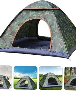 Family-Friendly Foldable Camping Tent with Rain Cover and Ventilation 2
