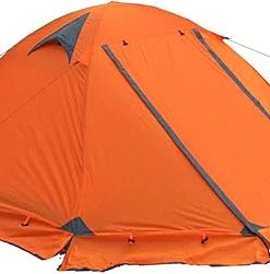 Double Layer Camping Tent with Aluminum Poles for Hiking Travel
