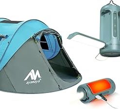 Camping Light Tent 10000mAh Rechargeable Lantern 5 Lighting Modes
