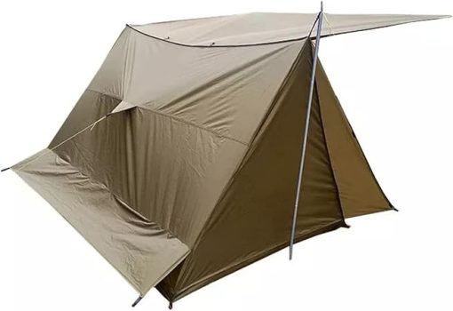 Portable Two Person Poleless Tent for Outdoor Camping and Hiking - Image 2