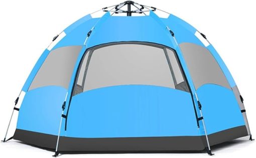 3-4 Person Automatic Camping Tent for Hiking and Beach Sunshade