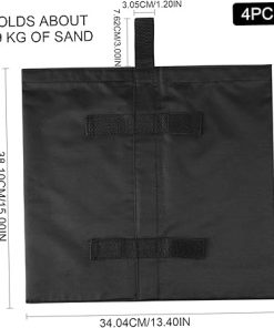 Heavy Duty 600D Oxford Canopy Weights Set of 4 Quick Fill Sandbags 2