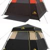 Heavy Duty Metal Tent Stakes 4pcs Reinforced Ground Pile Stakes 3