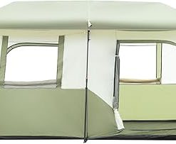 Waterproof Family Dome Tent for 6 to 10 People – Instant Setup