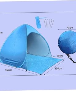 FAVOMOTO Automatic Beach Sun Shelter Easy Pop Up Tent for Outdoors 2