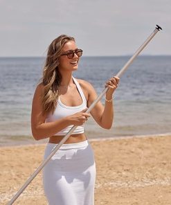 WEKAPO Extra Replacement Poles for a Beach Tent, 7’8” Tall, Made 6061 Aluminum (for tent 11×11)