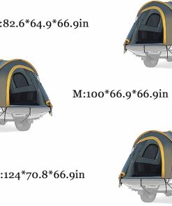 Compact Roof Top Tent for Pickup Trucks, Easy Setup for Camping 2