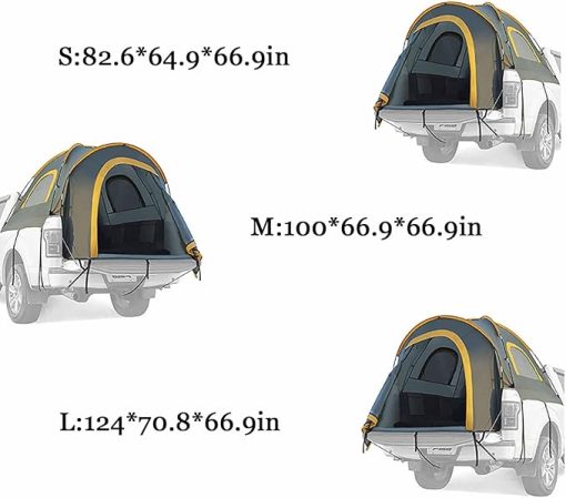 Compact Roof Top Tent for Pickup Trucks, Easy Setup for Camping - Image 2