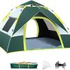 8 Person Pop Up Camping Tent Quick Opening Rainproof Breathable 4