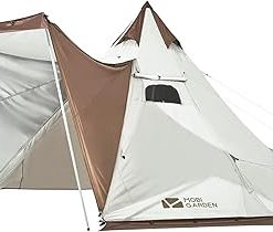 MOBI GARDEN All Season Camping Tent for 4-6 People Durable Weatherproof