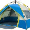 Water-Resistant Pop Up Camping Tent for 2-4 Person Family Use