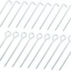 Garneck Tent Bracket Holder Ice Nails Smooth Handle Camping Stake 4