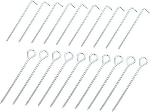 Camping Safety Stakes Tent Nails Smooth Tip Easy Use 10 Pack