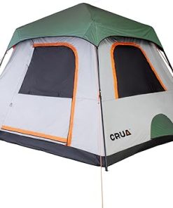 Crua Noir 6 Person Outdoor Camping Tent with Blackout and Waterproof Features