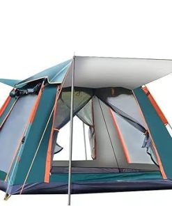 Large Family Camping Tent for 3/4 People Double Layer Portable Tent
