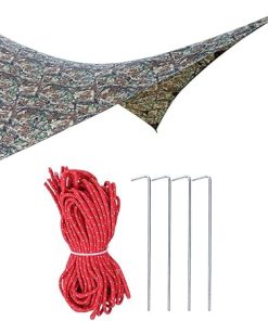 Camouflage Portable Water-Resistant Hammock Tent Tarp Shelter 275cm