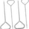 Heavy Duty 6pc Metal Camping Tent Stakes for Easy Setup and Removal 3