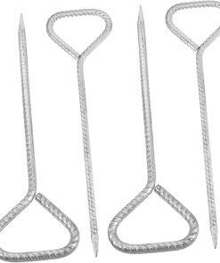 Strongest Steel Tent Stake Set 4 Pcs for Camping and Weddings