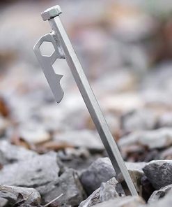 8 Stainless Steel 20cm Hex Tent Stakes for Safe Camping and Picnics 2