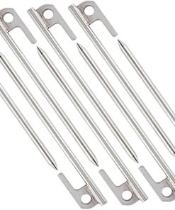 Stainless Steel Camping Tent Stakes Easy to Use Ground Nails Outdoor