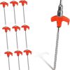 Spiral Nails Garden Edging Pegs for Outdoor Turf and Camping Use 4