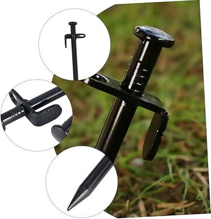 Reusable Steel Camping Stakes for Tents Awnings and Outdoor Use 2 Reusable Steel Camping Stakes for Tents Awnings and Outdoor Use - Image 2