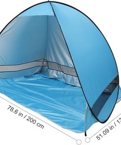 Full-Size Beach Tent Easy Setup Stable Structure for Camping Travel 2
