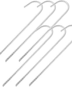BESPORTBLE 6pcs Heavy Duty Tent Pegs for Camping and Beach Use