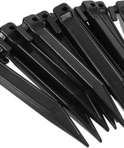 Homoyoyo Plastic Tent Stakes Durable Lawn Mower Spikes for Camping