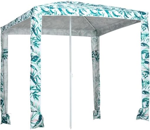 Beach Tent Camping Sun Shelter Umbrella, Beach Tent Umbrella,Outdoor Shade Beach Canopy for Camping Trips,Fishing,Sun Shade - Portable Umbrella for Sports & Outdoors 6.5' L x 6.5' W x 7.5' H