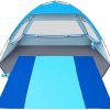 Gorich Beach Tent Sun Shelter UV Protection for 6-7 People 79″x110″ 3
