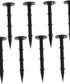 Heavy Duty Plastic Tent Stakes 100Pcs for Camping and Outdoor Use