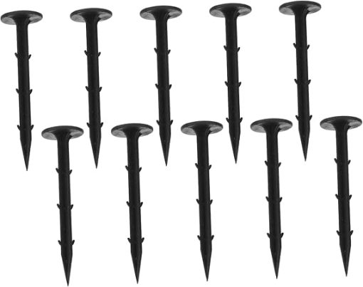 Heavy Duty Plastic Tent Stakes 100Pcs for Camping and Outdoor Use