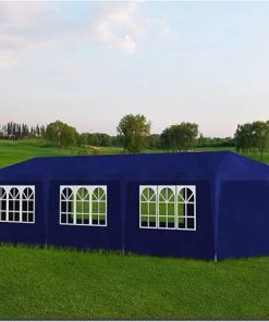 Party Tent 10’X30′ Blue 78.7″-Eave Height from The Ground