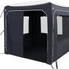 Waterproof Pop Up Tent for 4 with Rechargeable Fan and LED Lights 4