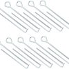 Durable 30cm Carbon Steel Tent Anchors 8pcs Heavy Duty Outdoor Stakes 4