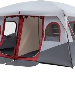 Family Camping Tent for 4-10 People Easy Setup Outdoor Dome Tent