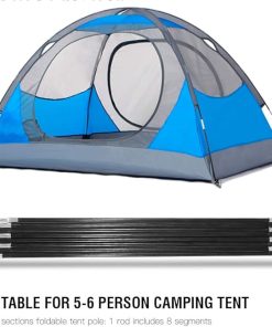 Cyrank 4.48M Tent Replacement Pole for Outdoor Sunshelter Support 2
