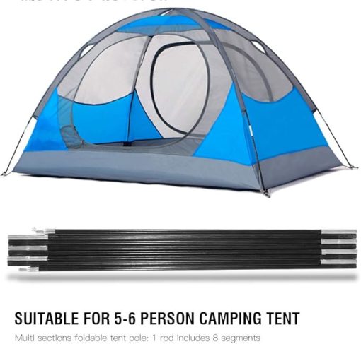 Cyrank 4.48M Tent Replacement Pole for Outdoor Sunshelter Support - Image 2