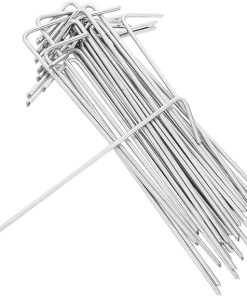 UPKOCH 30pcs Heavy Duty Iron Tent Stakes for Camping Beach Lawn
