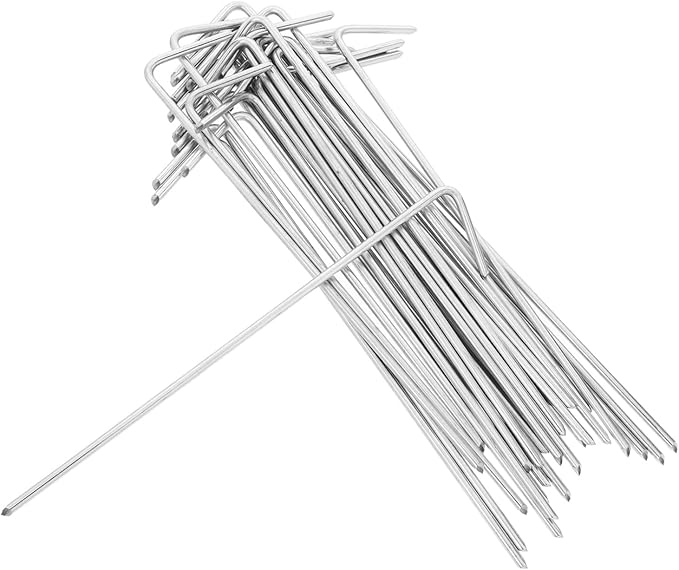 UPKOCH 30pcs Heavy Duty Iron Tent Stakes for Camping Beach Lawn UPKOCH 30pcs Heavy Duty Iron Tent Stakes for Camping Beach Lawn