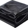 Heavy Duty 600g/m² Green Canvas Tarp with Eyelets for Camping 4x8m 4