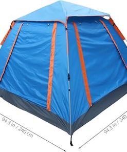 Inflatable Camping Tent Instant Setup Collapsible Family Cabin Tent 2