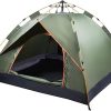 Amphibious Inflatable Roof Tent for 2-3 People Easy Setup Black 3