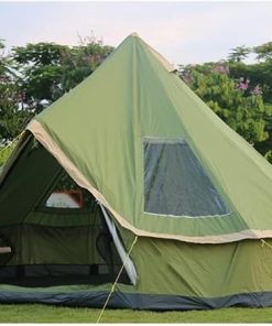 Waterproof Pyramid Tent for 5-8 People Portable Outdoor Camping 2